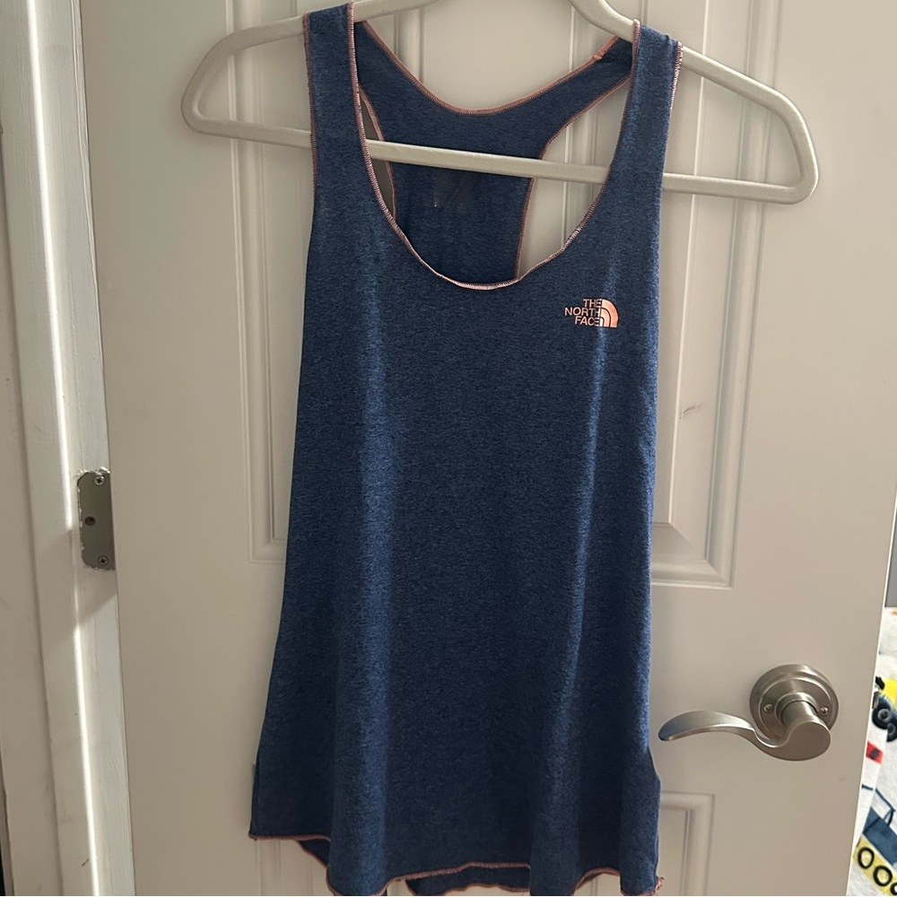 The North Face Blue Sleeveless Tank Top